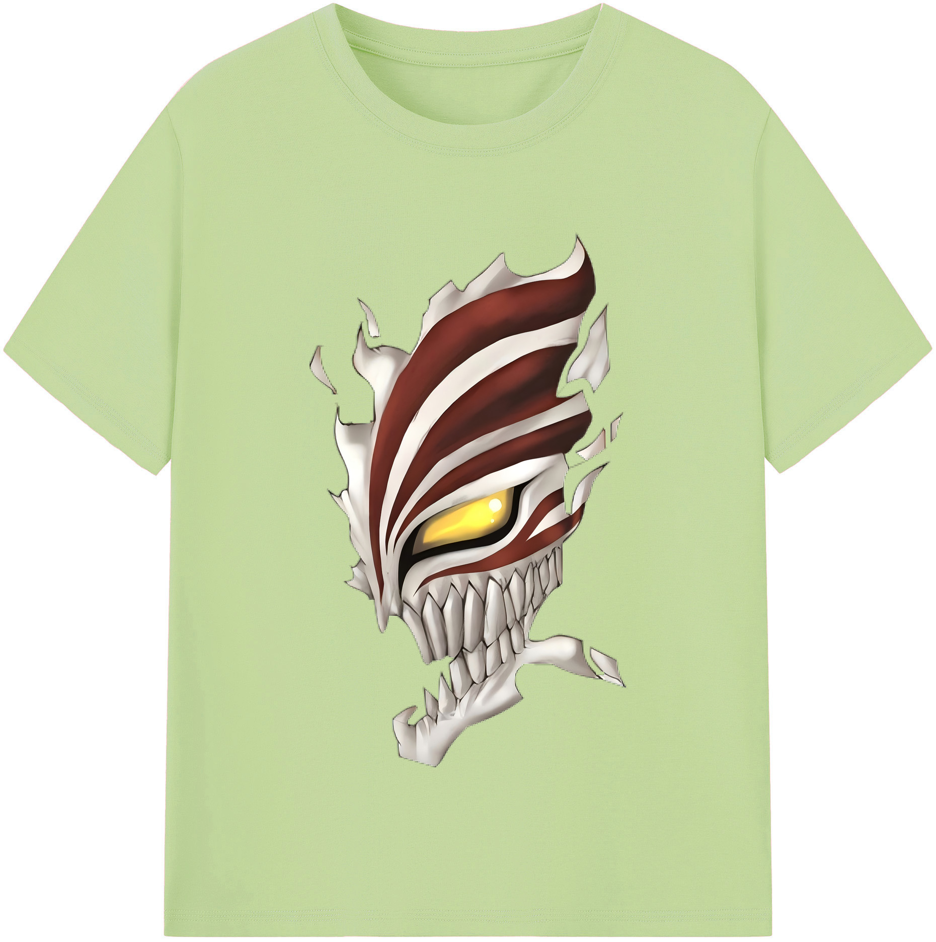 （画像用） ブリーチ 黒崎一護（くろさき いちご）BLEACH Kurosaki Ichigo 綿100％半袖Tシャツ（フロントプリント）